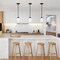 Designers Fountain Malone 60 Watt 1 Light Matte Black Mini-Pendant with Frosted Glass Shade D267M-5P-MB - alternate 2